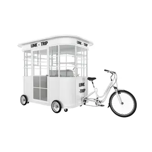 Petit Tricycle Mobile de salle à manger, 4 roues, support pour l'extérieur, rapide et robuste, chariot à poussoir, vente en gros, livraison gratuite en chine