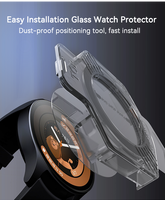 Protection d'écran en verre trempé HD incurvé 3D, étanche, anti-rayures pour montre connectée 6/7 40 mm 43 mm 44 mm 47 mm