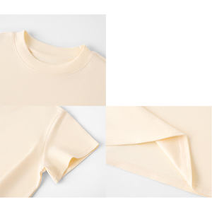 Camiseta de algodón elastano de verano 2025, camisetas <span class=keywords><strong>Byby</strong></span> de compresión Gsm 220 para mujer, camiseta elástica básica ajustada para mujer - Product Image 4