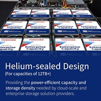 Disque dur d'entreprise 3,5 pouces 7200 tr/min 6 Gbit/s 8 To MG10ADA800E – Stockage haute capacité 8 To
