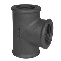 Connecteurs de tubes en fonte de haute qualité SDS, norme DIN, noirs, fig. n° 134, différentes tailles 1/2 3/4, alimentation en eau basse pression