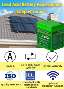 Per solare/Ebike/casa di accumulo di energia e sistema BMS Lifepo4 batteria 12V 6Ah 76.8Wh 3000 + cicli Lifepo4 batteria - Product Image 4