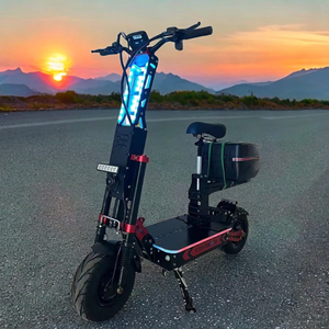 Scooter tout-terrain R8 de 14 pouces et 13 pouces, batterie au lithium 40-100Ah, longue portée 80-250KM, double moteur 72V, démarrage NFC, scooter électrique pour adultes - Product Image 1