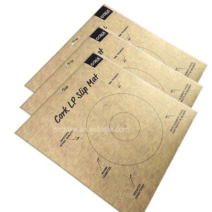 Alfombrilla de plato giratorio <span class=keywords><strong>empotrada</strong></span> 1/8, almohadilla de corcho de 12 pulgadas para tocadiscos, reproductor de discos de vinilo - Product Image 4
