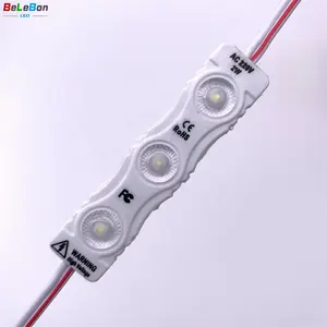 Fonte de luz de tamanho pequeno led 110V 120V 220V 230V 240V AC 2W led módulo luz impermeável para publicidade