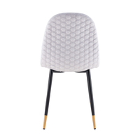 Fauteuils de détente modernes en velours capitonnés pour salon, salle à manger et cuisine - Design contemporain