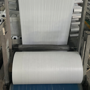 Rouleau de tissu tissé en PP blanc de haute qualité en gros pour l'emballage du riz, du sable, du ciment, des produits chimiques, fabrication de sacs en PP tissé en plastique - Product Image 3