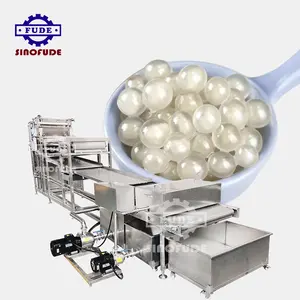 Taiwan Mango Popping Boba Production Line with package machine 3.3kg- Bubble Tea Popping Boba Making Machine Supplier