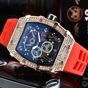 Reloj de Cuarzo para Hombre con Incrustaciones de Diamantes Estilo Europeo Richards, con Tres Agujas y Fecha, Deportivo y Moderno, Superventas - Product Image 4