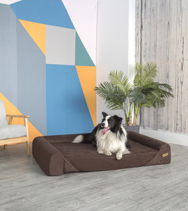 Cama ortopédica de espuma viscoelástica impermeable de lujo para perros grandes, camas y accesorios para mascotas - Product Image 5