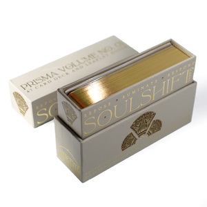 Carta de <span class=keywords><strong>Tarot</strong></span> de la diosa del oráculo impresa con logotipo personalizado para guía de cinta de lámina de oro empaquetada en cartón de arte hecho de material de papel duradero - Product Image 1