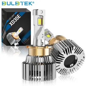 Bulbtek xd35e lâmpada de farol automotivo, lâmpada para farol automotivo, alta potência, 100w, d1s, d2s, d3s, d4s, d5s e d8s