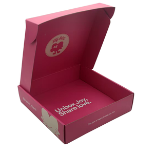 Bán buôn sinh thái thân thiện biểu tượng tùy chỉnh in in ấn các tông sóng gửi thư quà tặng bao bì kraft giấy vận chuyển hộp bưu phẩm - Product Image 1