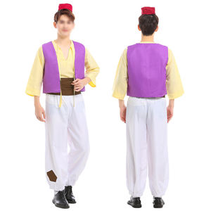 Disfraz de Aladino y la Lámpara Mágica para Espectáculo, Traje de Cosplay para Hombre Adulto, Carnaval de Halloween, Disfraz de Príncipe Árabe con Luz Divina - Product Image 5