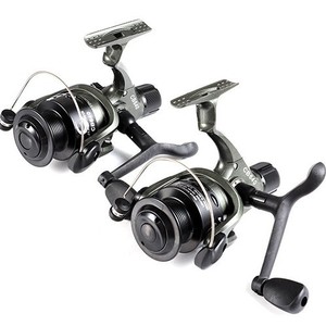 Moulinet spinning CBG40 en alliage d'aluminium avec frein arrière pour la pêche au surfcasting et aux leurres, longue portée, noir - Product Image 5