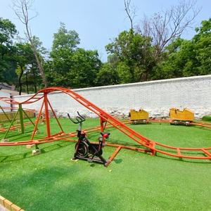 Mini-roller-coaster familial à propulsion vélo, roller-coaster à propulsion manuelle pour papa, à vendre - Product Image 6