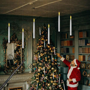 Creative Magic Stick <span class=keywords><strong>Bougie</strong></span> <span class=keywords><strong>LED</strong></span> électronique télécommandée avec <span class=keywords><strong>pince</strong></span> pour la décoration de Noël et d'Halloween - Product Image 4