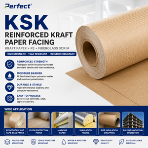 <span class=keywords><strong>Papier</strong></span> Kraft Renforcé Industriel Résistant au Feu pour Isolation CVC et Protection des Sols d'Entrepôt Contre l'Eau - Product Image 6