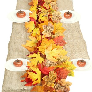 Guirnalda de Hojas de Arce Artificiales, Decoración de Otoño para Chimenea, Decoración para el Festival de la Cosecha - Product Image 5