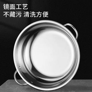 Olla para sopa de acero inoxidable de 2.1L-4L con tapa para usar en ollas eléctricas y cocinas de gas - Product Image 2