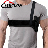 Funda táctica oculta para pistola, con logotipo personalizado, unisex, para hombro o axila, diseño de extracción rápida, portátil, oculta en el pecho.