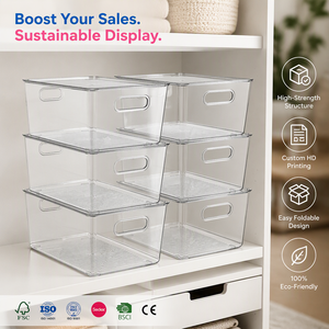 Multi Functional Clear Tractable Basket Vegetable Fruit Container Kitchen Acrylic <strong>Fridge</strong> Organizer <strong>Storage</strong> <strong>for</strong> Refrigerator - Product Image 1