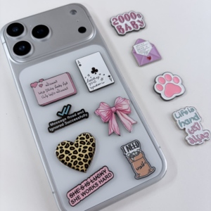Autocollant de téléphone en émail souple personnalisé avec gravure sur le thème arabe, nouveaux designs tendance, stock usine 2026, pour la décoration de téléphone - Product Image 2