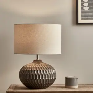Mid Century Luxury Creative Simple Hotel Home Ceramic Table Lamp Decorative Bed Side Porcelain Table Light For Bedroom