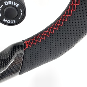 Volante de Fibra de Carbono CCExcellent para Porsche Panamera <span class=keywords><strong>GTS</strong></span> 991.2 Carrera 911 992 718 GT4 RS 982 Boxster Cayman <span class=keywords><strong>Macan</strong></span> <span class=keywords><strong>2017</strong></span>+ - Product Image 3