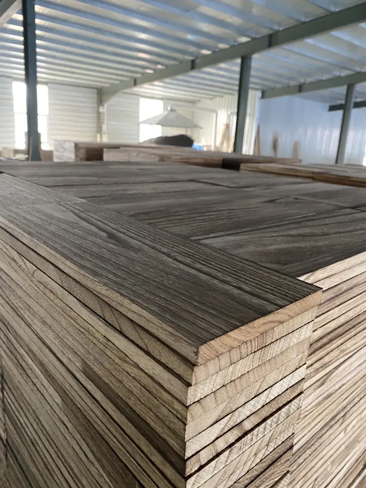 Tablas quemadas de paulownia para estante de madera flotante, precio al por mayor