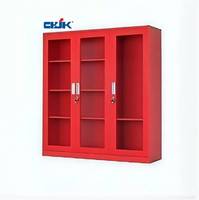Jinkai Çift Kapılı Toz Boyalı Yumuşak Çelik Yangın Dolabı, Cam Pencereli, Geri Dönüştürülebilir, Özelleştirilebilir, Kolay Kurulumlu ve Esnek