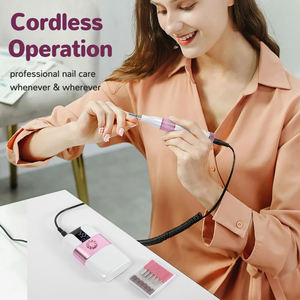 プロ用ブラシレス15000RPMポータブル電気ネイルドリル充電式ネイルファイルアクリル爪ゲル研磨除去 - Product Image 5