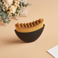 Brosse de massage lymphatique personnalisée avec logo pour le visage, outil de drainage et de sculpture du visage pour la mâchoire