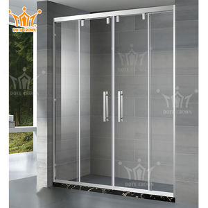 Disponible autoportant en acier inoxydable cadre italien salle <span class=keywords><strong>de</strong></span> bain charnière verre cabine <span class=keywords><strong>de</strong></span> <span class=keywords><strong>douche</strong></span> moderne simplicité ultime <span class=keywords><strong>noir</strong></span> - Product Image 1