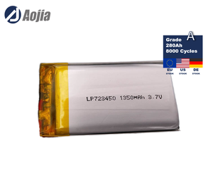 Beste 723450 Solid State Pouch-batterij 1350mAh 3,7V voor speelgoed, 500 cycli levensduur, -20~45°C werktemperatuur - Product Image 5