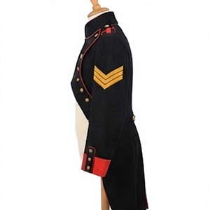 Men's Napoleonic Uniform Coat Double Breasted Waterproof Woolen Historical Custom Logo Winter Reenactment Outerwear - Product Image 4