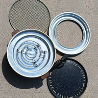 Outil de barbecue de table Portable antiadhésif PTFE plaque de cuisson en acier au carbone pour ménage Camping hôtel Barbecue poêle gril électrique