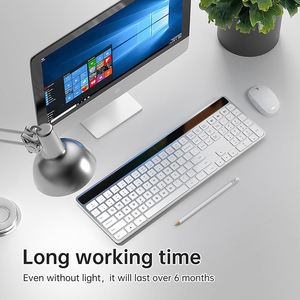 Solar Office Aluminium Imac <b>Keyboard</b> Mac Toetsenbord <b>Bluetooth</b> Wireless <b>Keyboard</b> for Microsoft Computer - Product Image 2