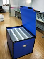Boîte de manutention pliable en feuille creuse de PP, conteneur en plastique ondulé pour la logistique et le stockage en entrepôt, étanche et réutilisable