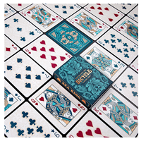 Cartes à jouer avec bords dorés, cartes à jouer en papier, impression de cartes personnalisées