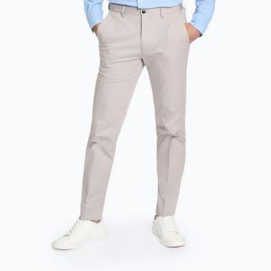 Pantalones Chinos Casuales de Algodón para Hombre, de Sarga Elástica con Múltiples Bolsillos - Product Image 4
