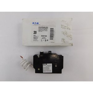 Disjoncteur Eaton QCGFT1020 1 pôle 20A avec fonction de test de protection contre les fuites à la terre - Product Image 1