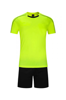 Tenue d'arbitre de football avec panneau lumineux, équipement d'arbitre de football à manches courtes, uniforme d'arbitre