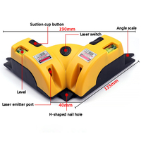 Niveau laser à 90 degrés Outil de pose de carreaux à angle droit Niveau infrarouge de haute précision Extérieur à haute luminosité Spécialisé