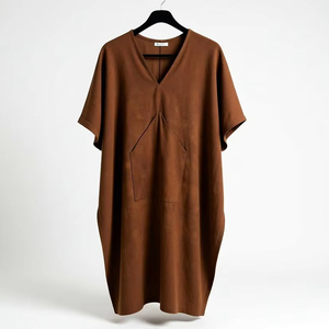 เดรสไหมถักมือเปิดไหล่ ระบายอากาศได้ดี สบาย ทันสมัย สไตล์โบฮีเมียน สำหรับฤดูใบไม้ผลิ - Product Image 1