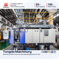 Machine de soufflage par extrusion entièrement automatique 20L pour bouteilles d'eau, bidons d'huile, petits contenants d'emballage en HDPE, PE, PP, certifiée CE