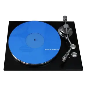 Multi color choices manufacturer produce vinyl record acrylic slipmats pro turntable player platter mat