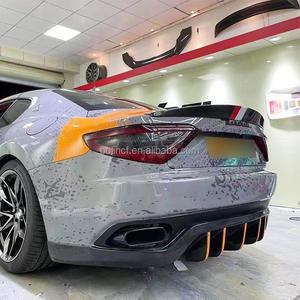 Difusor trasero de fibra de carbono estilo <span class=keywords><strong>MC</strong></span> para <span class=keywords><strong>Maserati</strong></span> Granturismo GTS parachoques trasero difusor de labios kit de carrocería 2008-2016 - Product Image 6