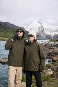 Chaqueta de mujer Unisex de una sola capa de camello duradero transpirable suave de alta calidad con buena solidez del color al viento y al agua - Product Image 6