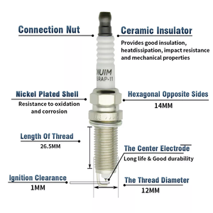 Высокое качество автомобиля bobinas de encendido для Mazda 6 CX5 H6T61271 4 Катушка зажигания + 4 иридиевая Свеча зажигания pack PE2018100A(4 контакта) - Product Image 4